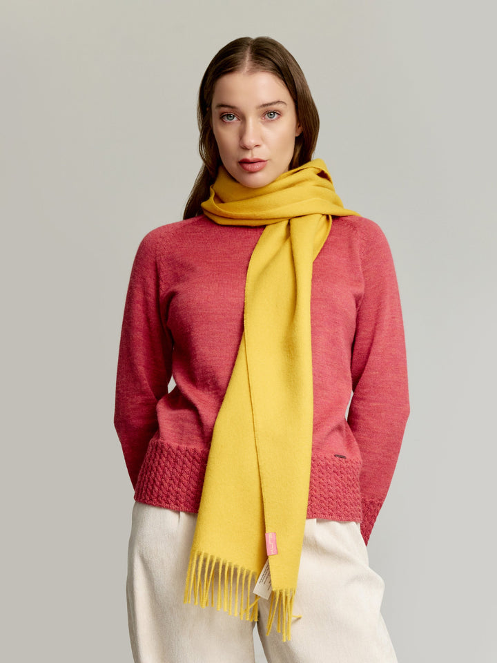 Chalina Adrian De Baby Alpaca Color Amarillo