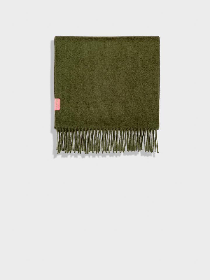 Bufanda Adrian De Baby Alpaca Color Verde