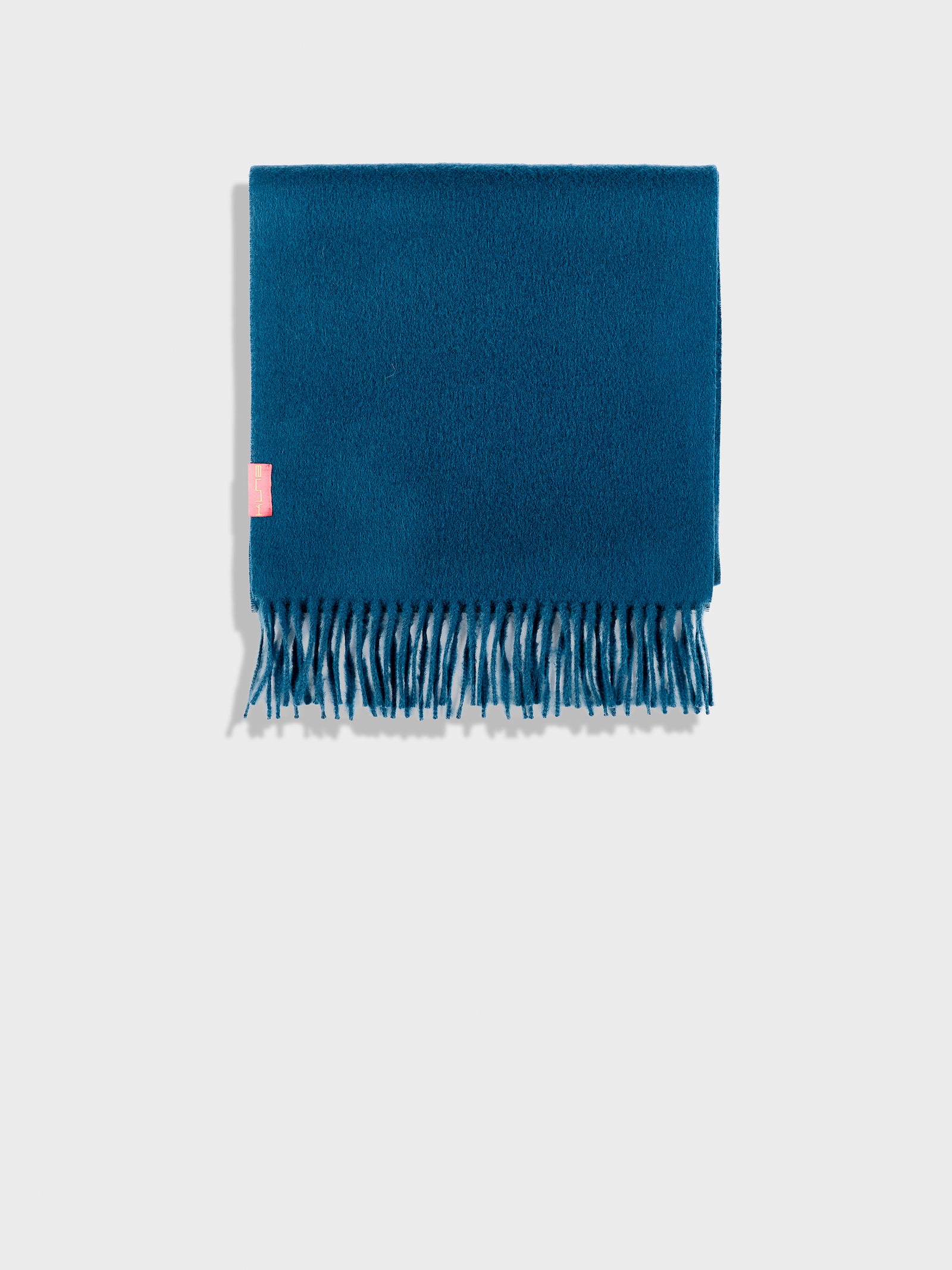 Bufanda Adrian De Baby Alpaca Color Azul