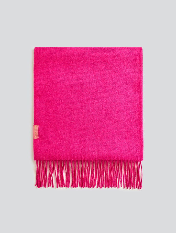 Adrian De Baby Alpaca Fuchsia Scarf