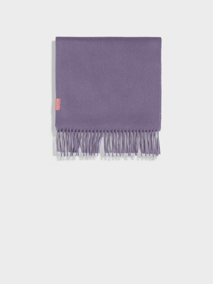 Bufanda Adrian De Baby Alpaca Color Morado
