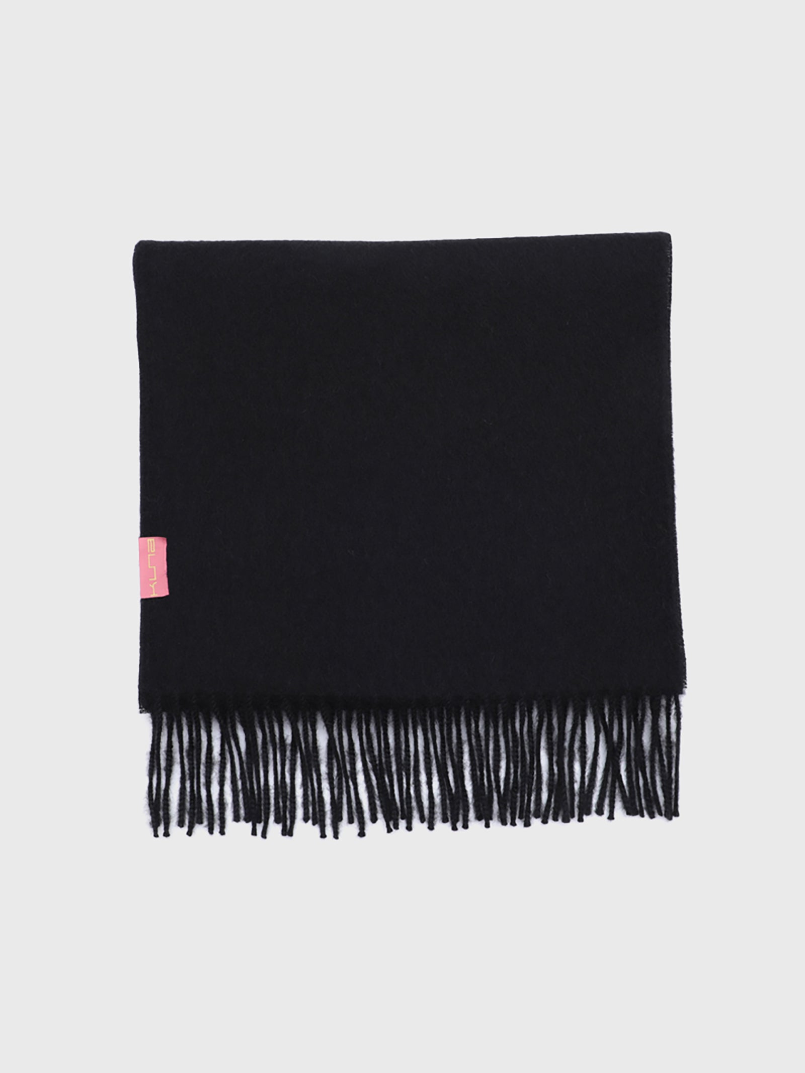 Bufanda Adrian De Baby Alpaca Color Negro