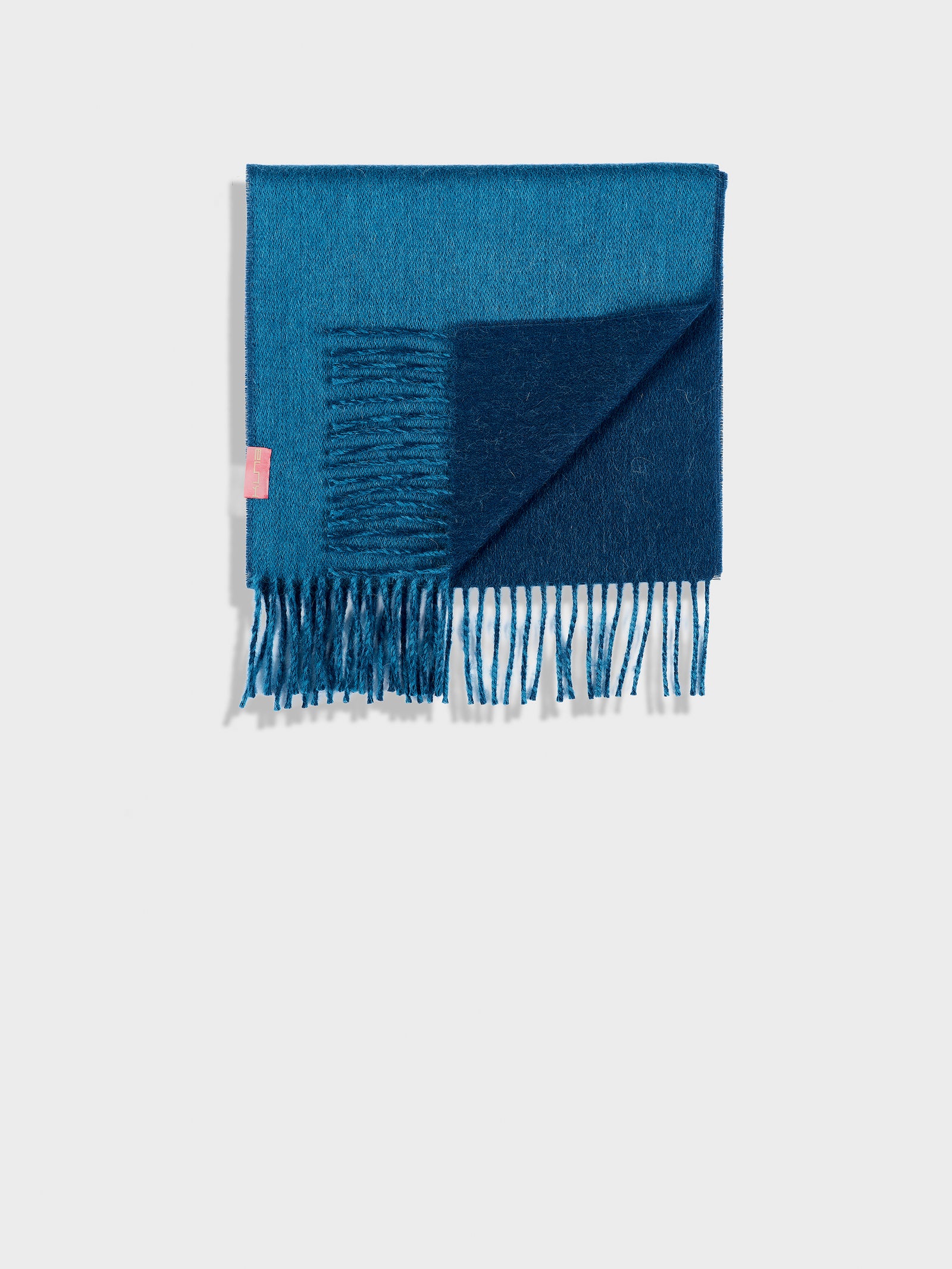 Bufanda Tundra De Baby Alpaca Color Azul