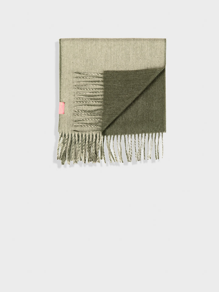 Bufanda Tundra De Baby Alpaca Color Verde