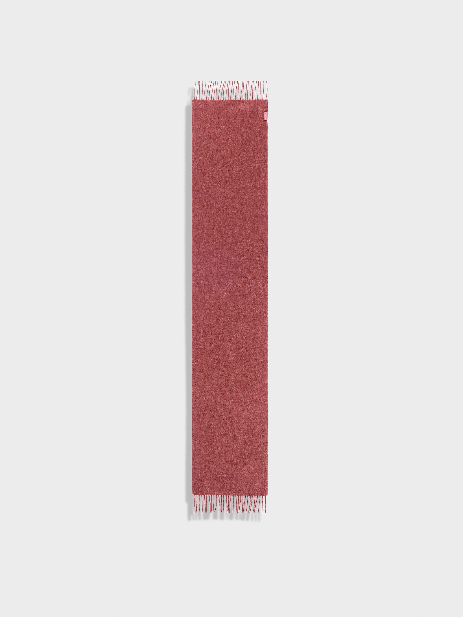 Red Baby Alpaca Zeta Scarf