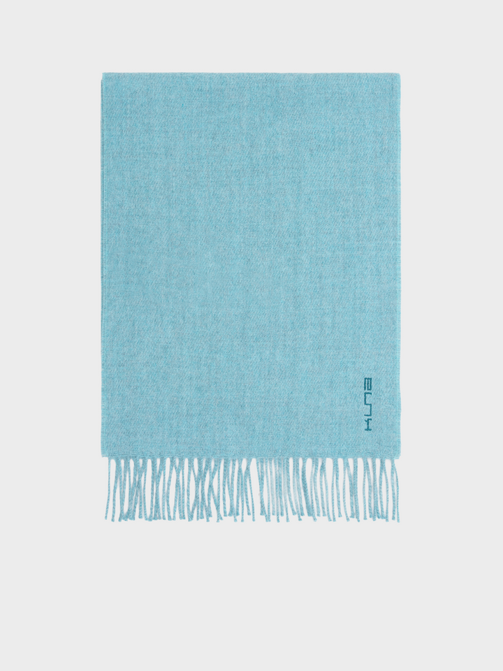 Turquoise Baby Alpaca Zeta B Scarf
