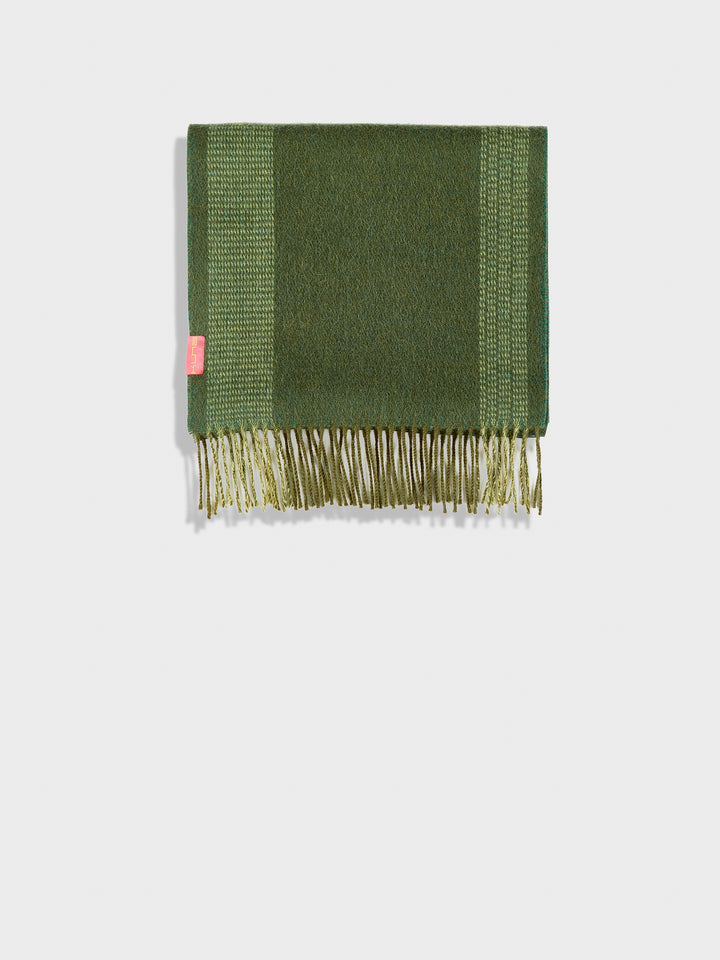 Bufanda Zarick De Baby Alpaca Color Verde
