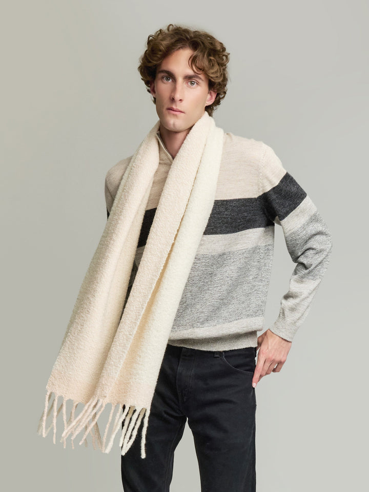 Bufanda Yanapi De Baby Alpaca Color Beige