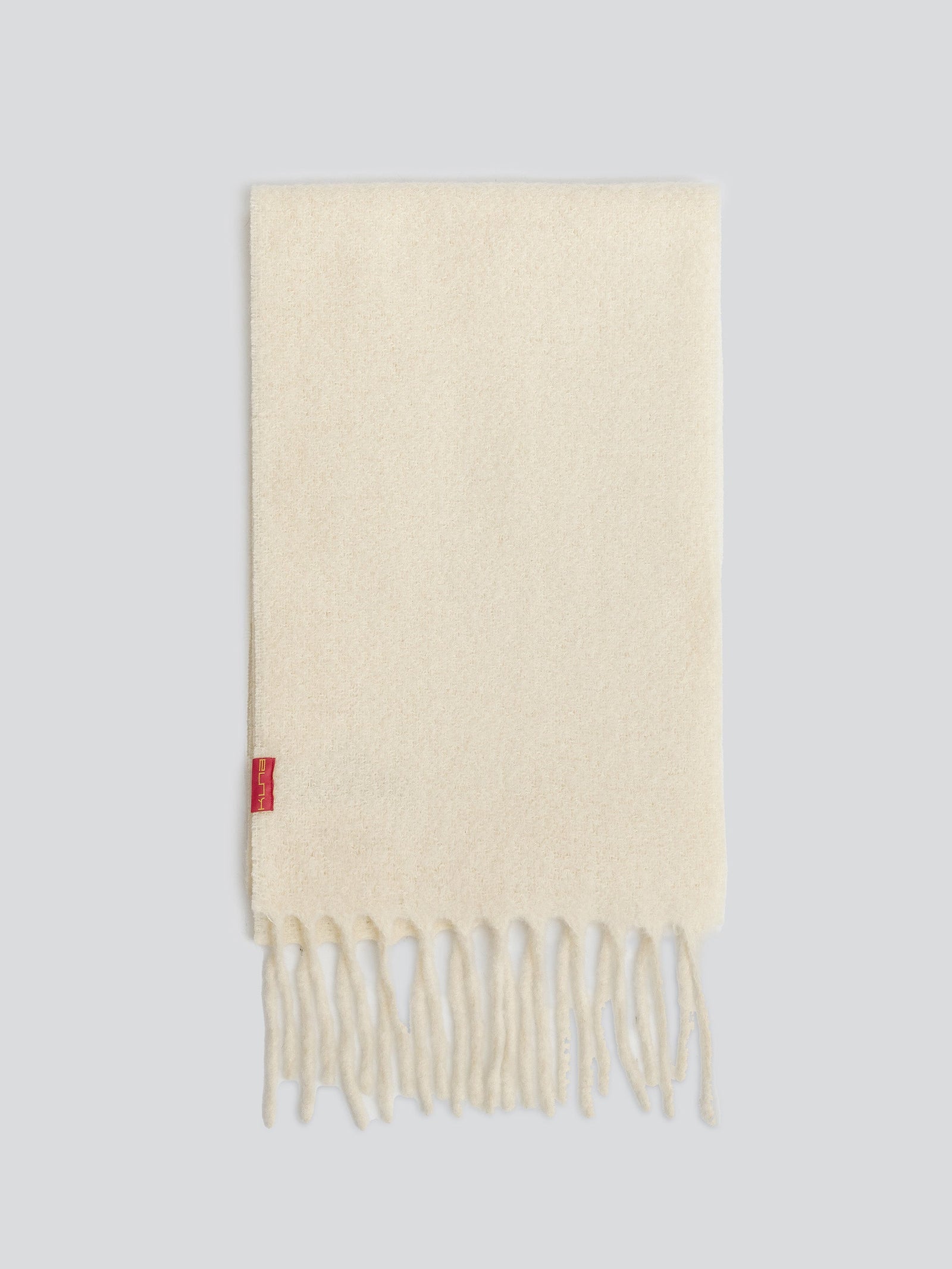 Bufanda Yamileth De Baby Alpaca & Lana Color Ecru