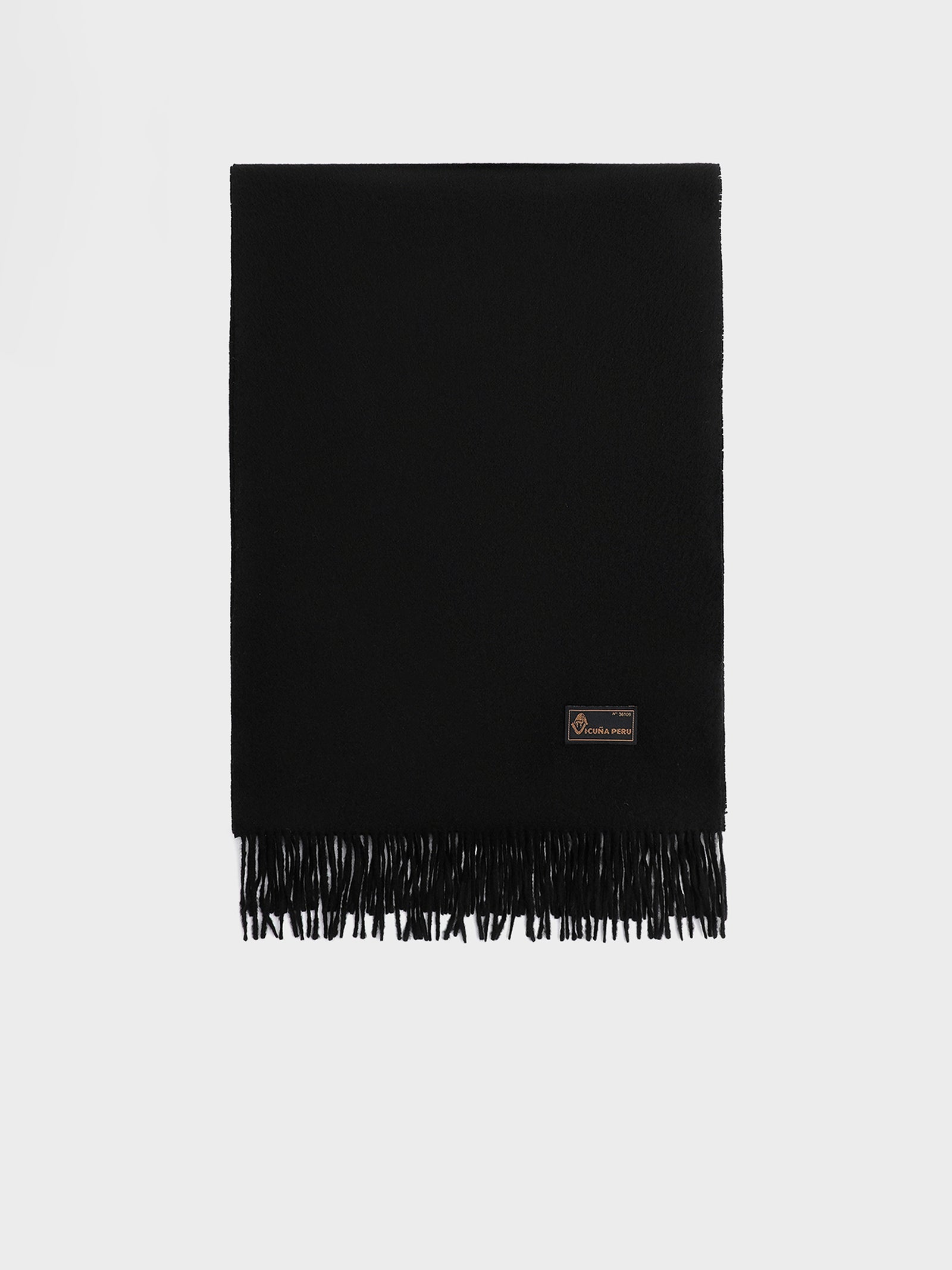 Bufanda Basel De Vicuña Color Black