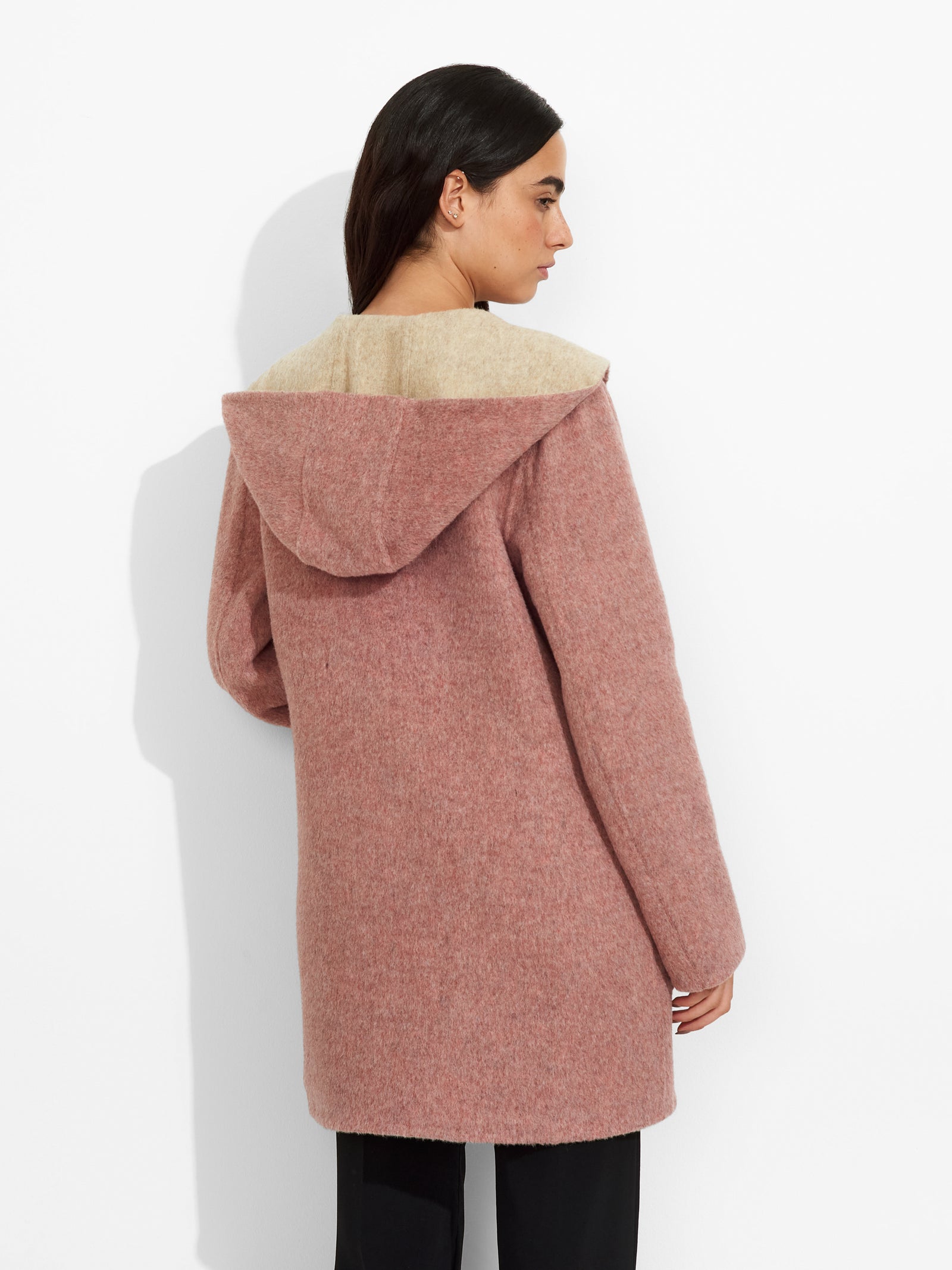 Abrigo Alaia De Baby Alpaca Color Rosado