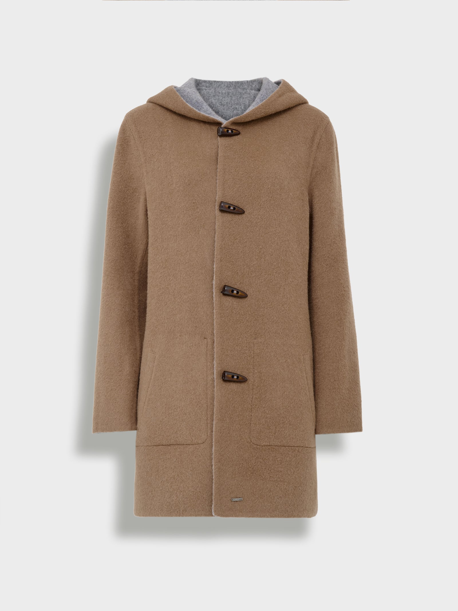 Abrigo Alaia De Baby Alpaca Color Gris