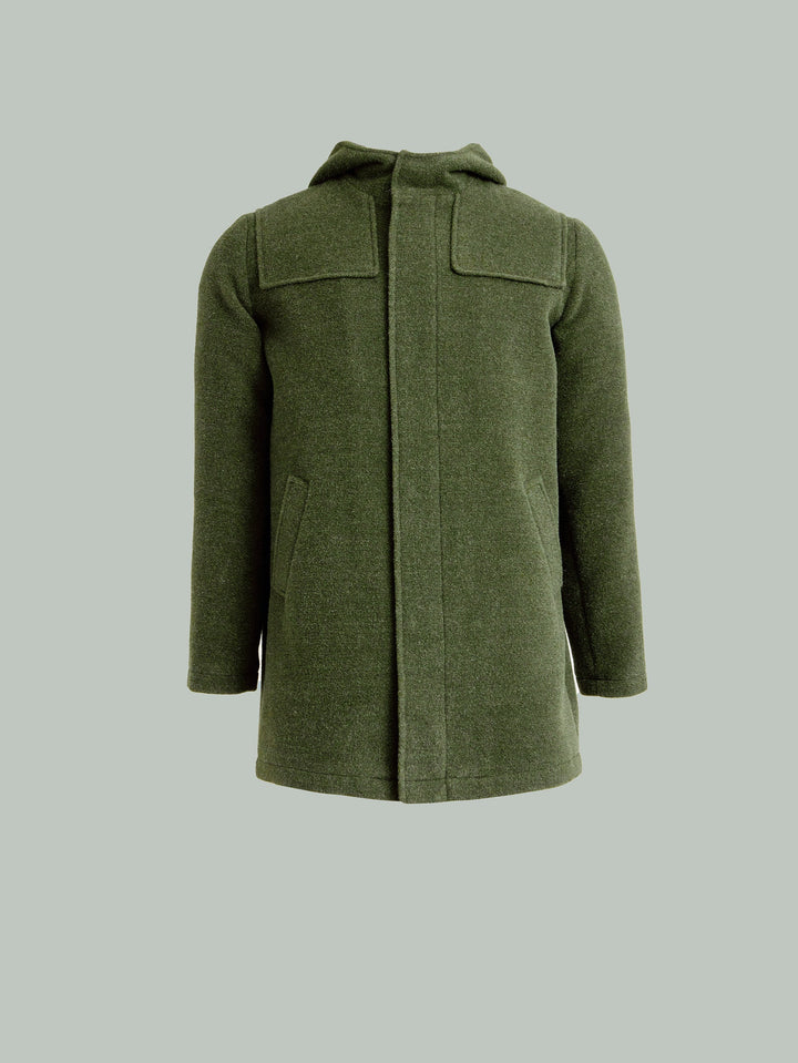 Abrigo Yared De Lana & Alpaca Color Verde