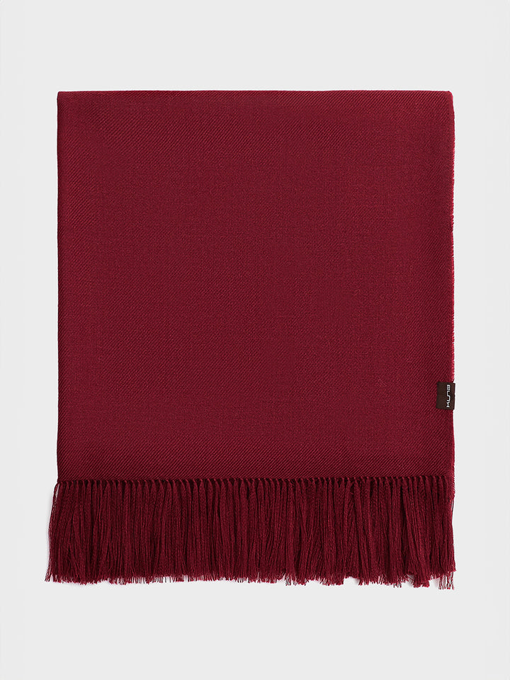 Estola Jee De Alpaca Royal Color Guinda
