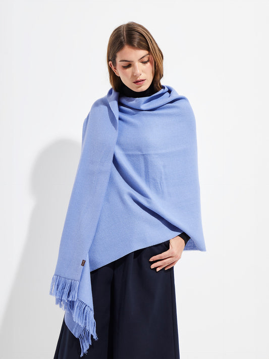 Estola Jee De Alpaca Royal Color Celeste