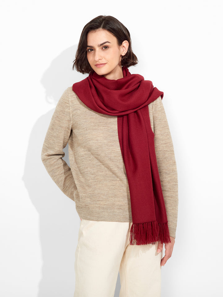 Estola Jee De Royal Alpaca Color Guinda