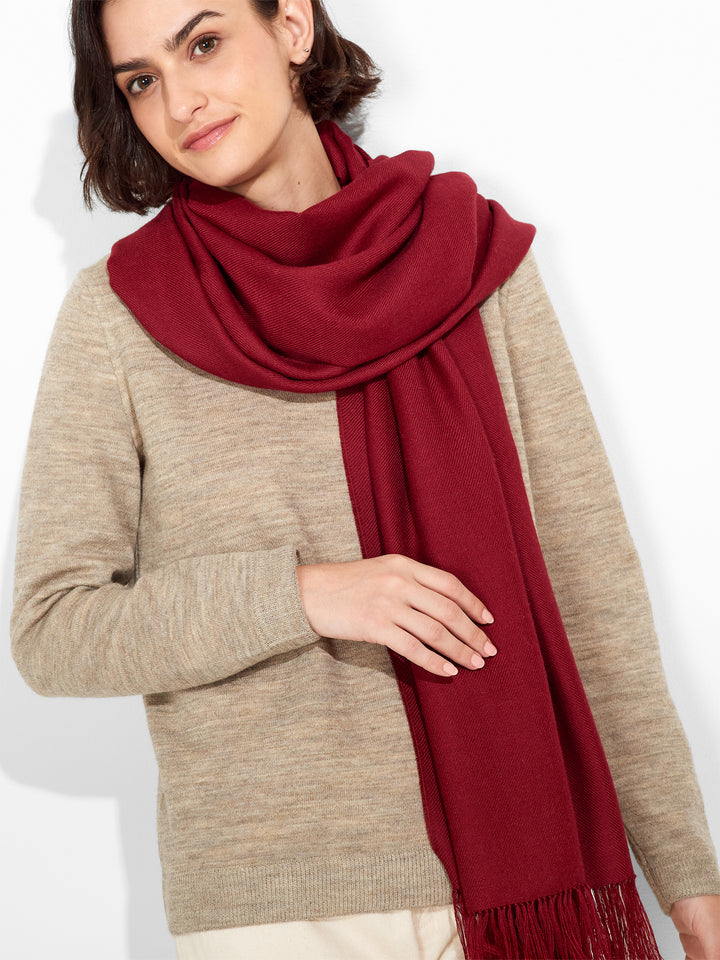Estola Jee De Royal Alpaca Color Guinda