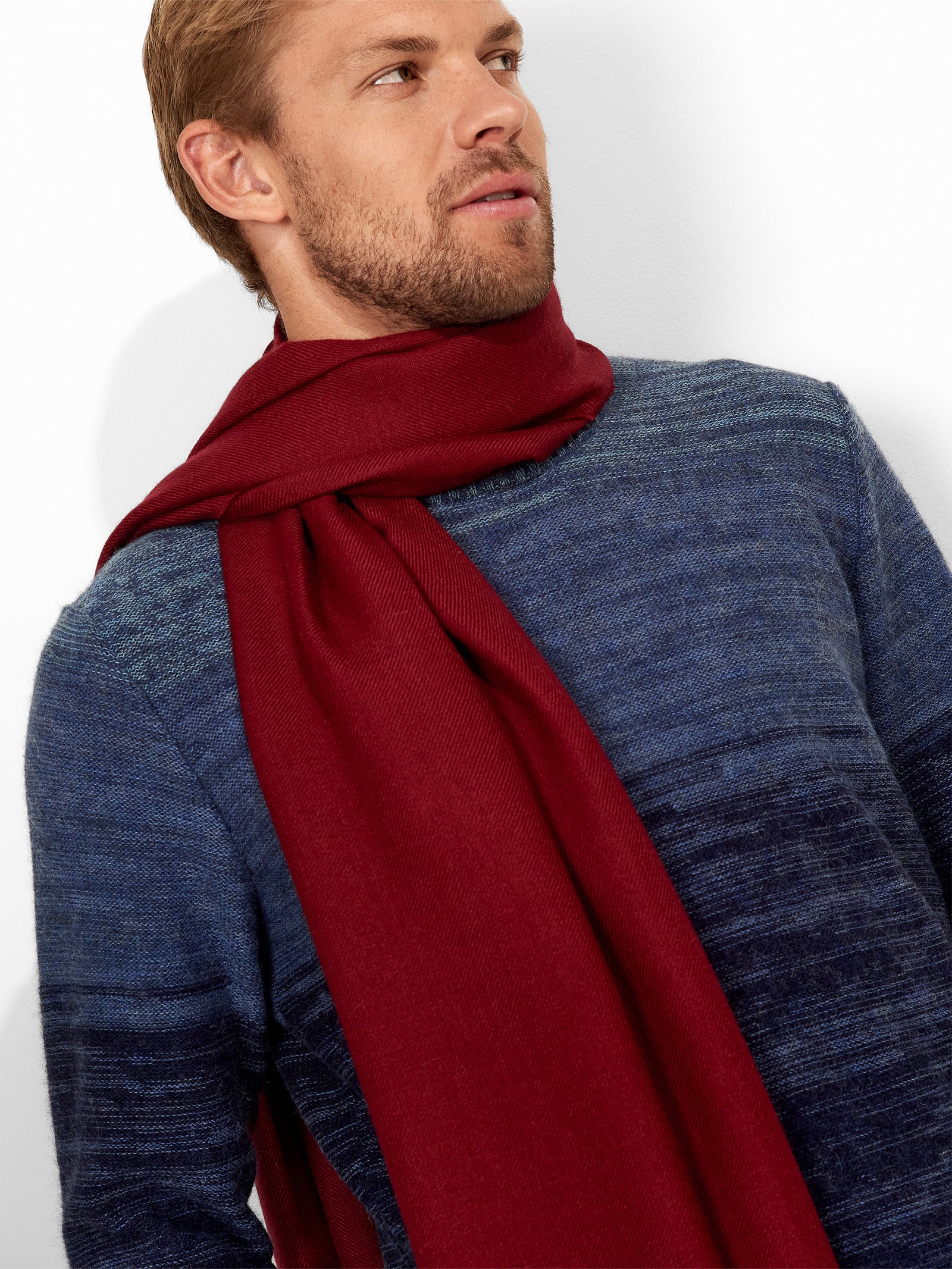 Estola Jee De Royal Alpaca Color Guinda