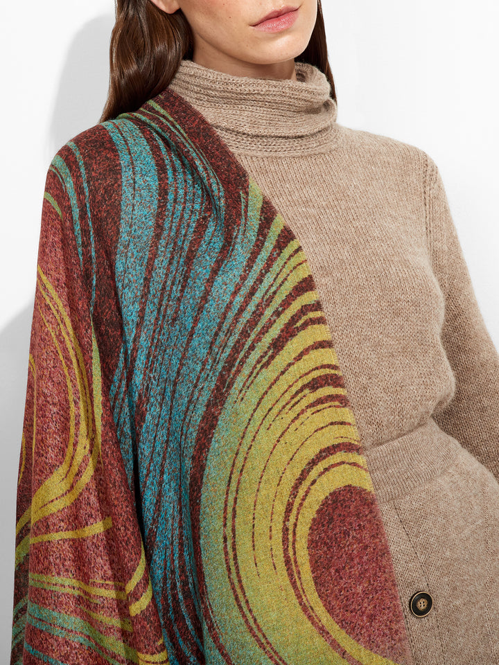 Estola Ztamp 2 De Baby Alpaca Color Multicolor