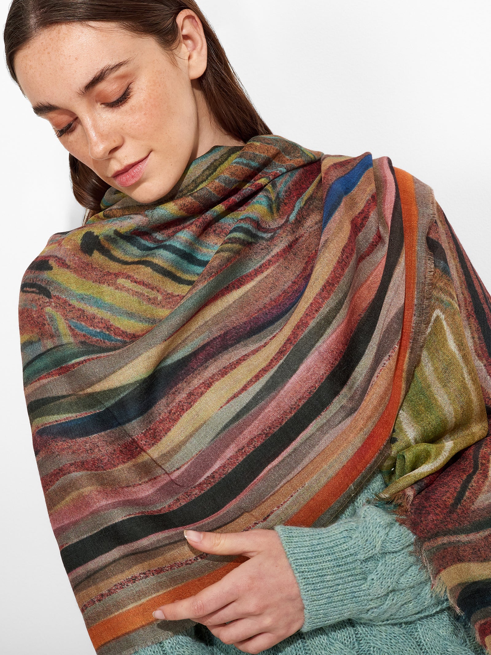 Estola Ztamp 4 De Baby Alpaca Color Multicolor