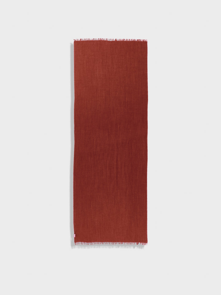 Estola Teaberry De Baby Alpaca Color Marrón