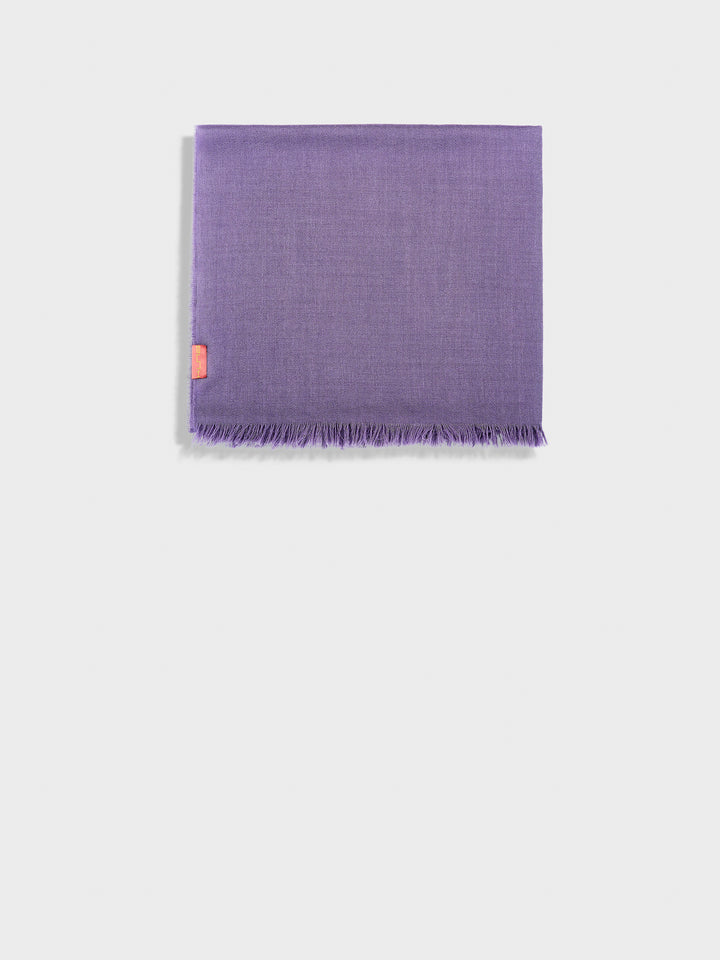 Estola Teaberry De Baby Alpaca Color Morado