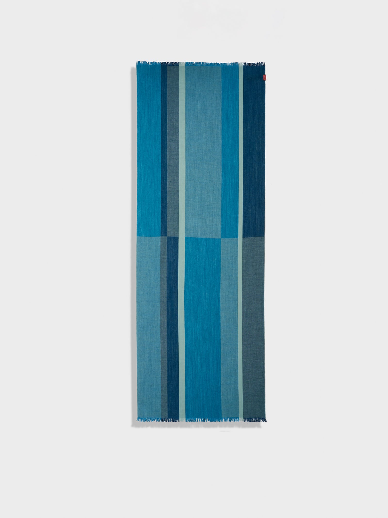 Estola Zarry De Baby Alpaca Color Azul