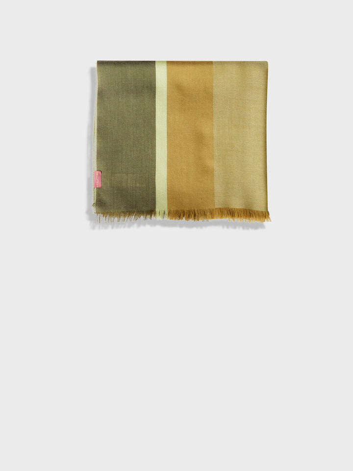 Estola Zarry De Baby Alpaca Color Verde