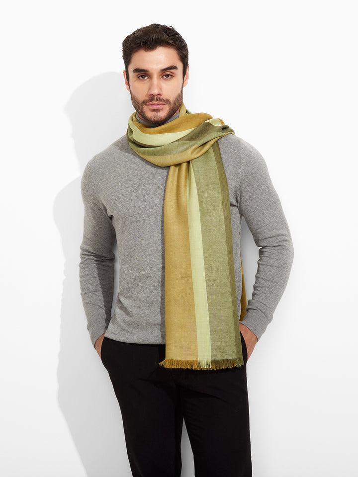 Estola Zarry De Baby Alpaca Color Verde