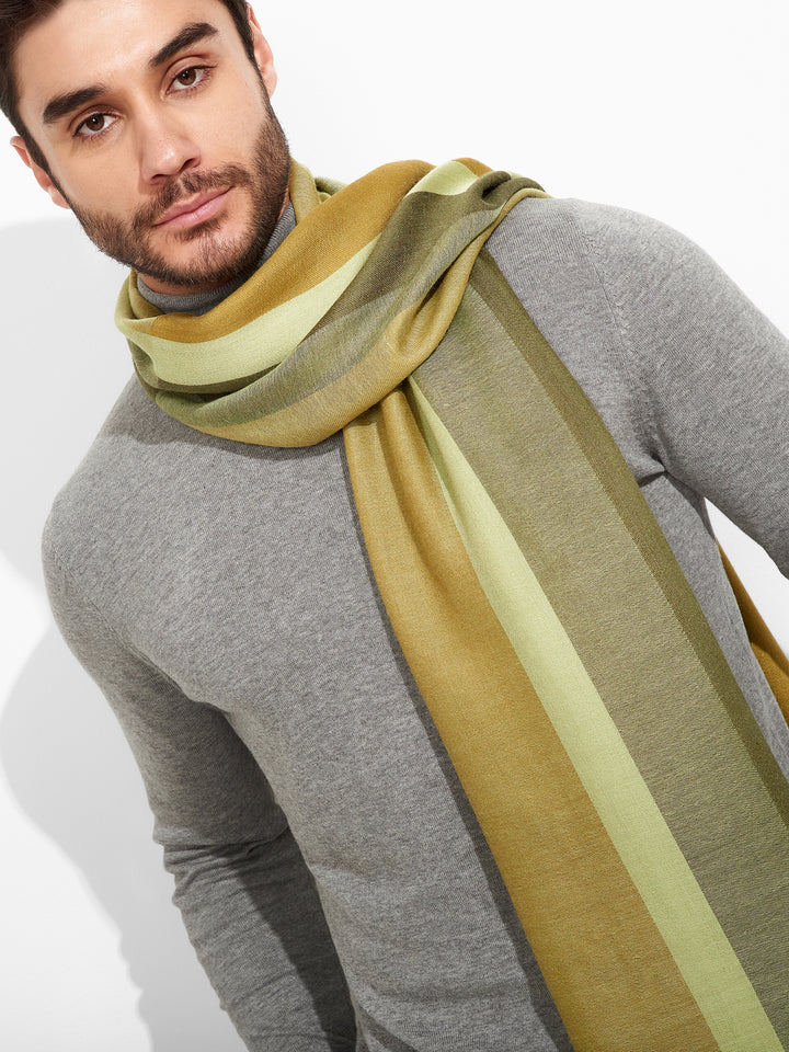 Estola Zarry De Baby Alpaca Color Verde