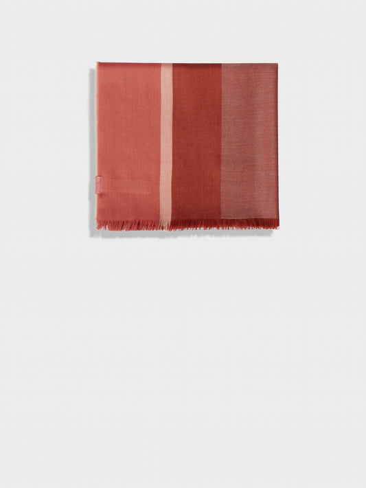 Estola Zarry De Baby Alpaca Color Rojo