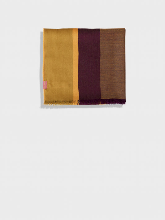 Estola Zarry De Baby Alpaca Color Rojo