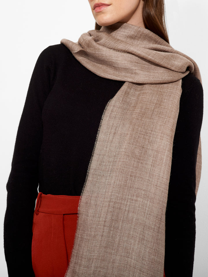 Estola Teaberry B De Baby Alpaca Color Marrón