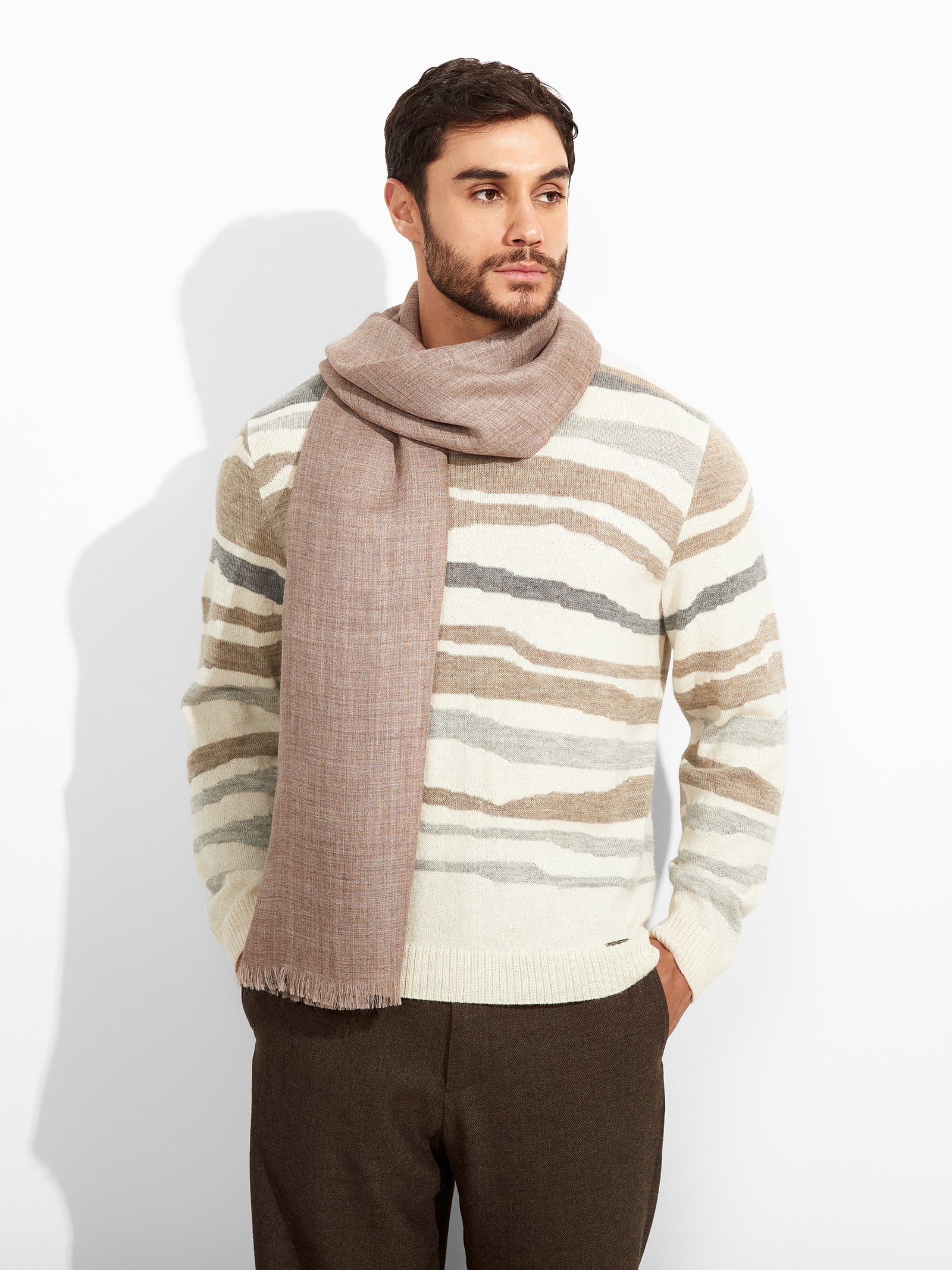 Estola Teaberry B De Baby Alpaca Color Marrón