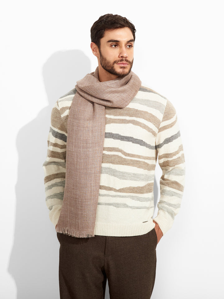 Estola Teaberry B De Baby Alpaca Color Marrón