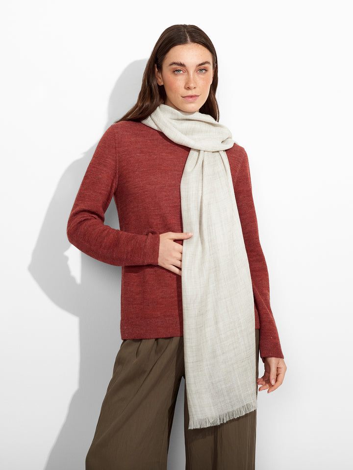 Estola Teaberry B De Baby Alpaca Color Gris