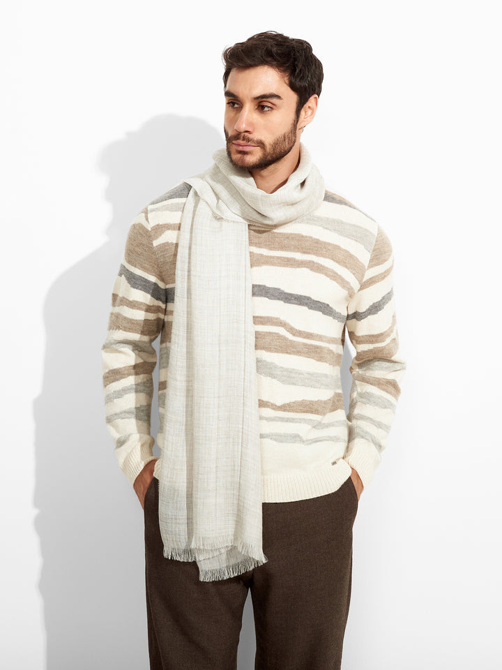 Estola Teaberry B De Baby Alpaca Color Gris