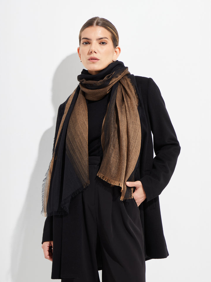 Balthazar Royal Alpaca Stole Camel Color