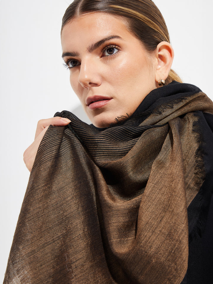 Balthazar Royal Alpaca Stole Camel Color