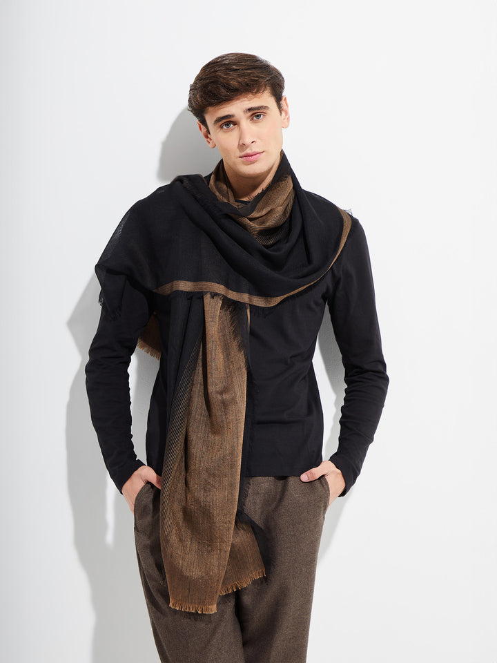 Balthazar Royal Alpaca Stole Camel Color