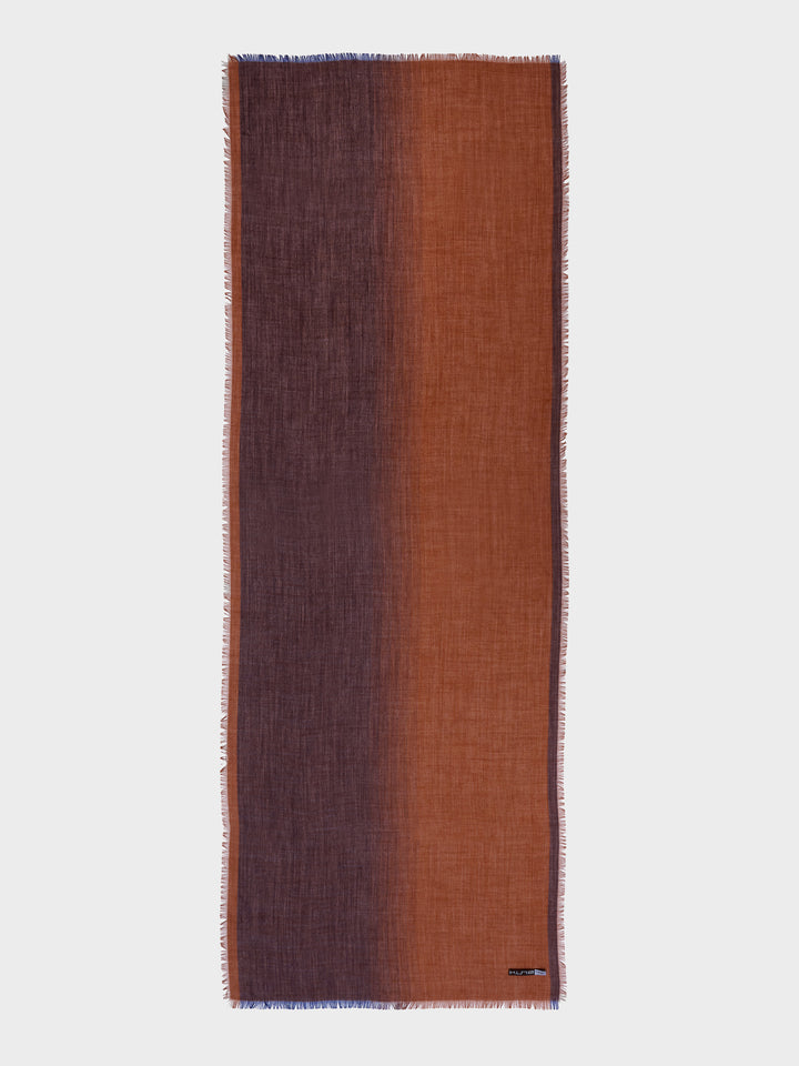 Balthazar Royal Alpaca and Silk Stole in Blue