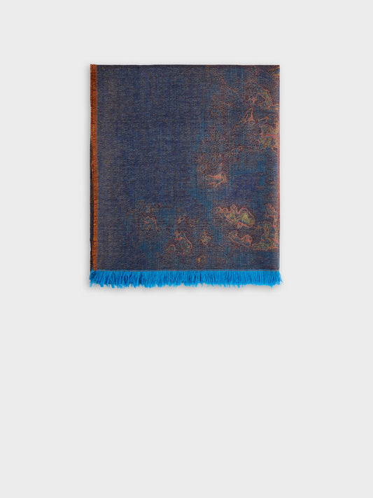 Estola Ola De Hawaii De Royal Alpaca Y Seda Color Multicolor