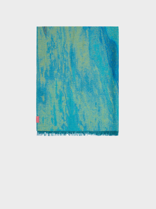 Estola Barrera De Coral De Royal Alpaca Y Seda Color Multicolor