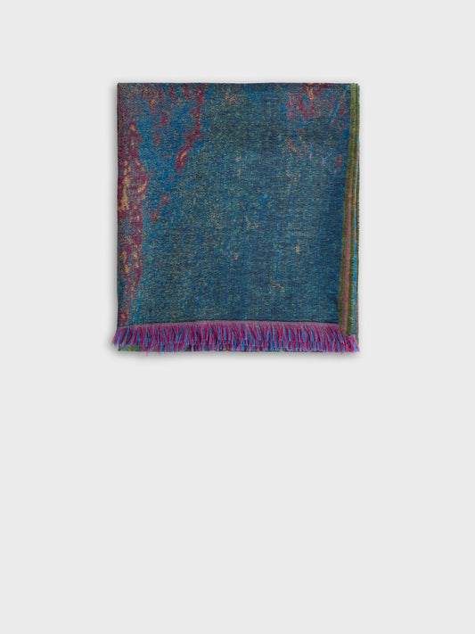 Estola Nebulosa De Cangrejo De Royal Alpaca Y Seda Color Multicolor