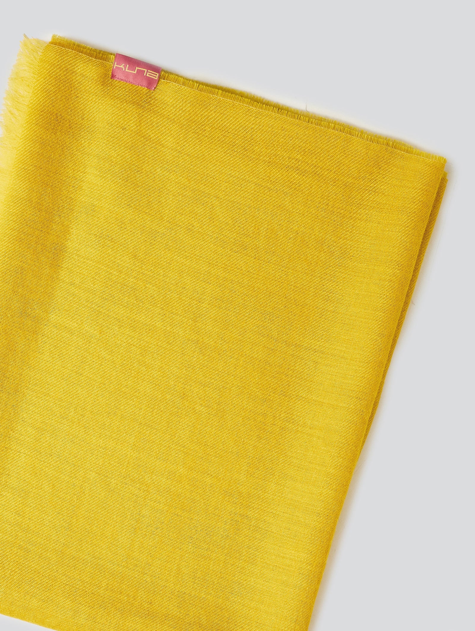 Yellow Baby Alpaca Amaretto Stole