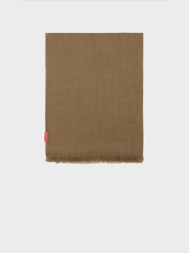 Estola Amareto De Baby Alpaca Color Marron