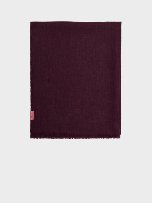 Estola Amareto De Baby Alpaca Color Guinda