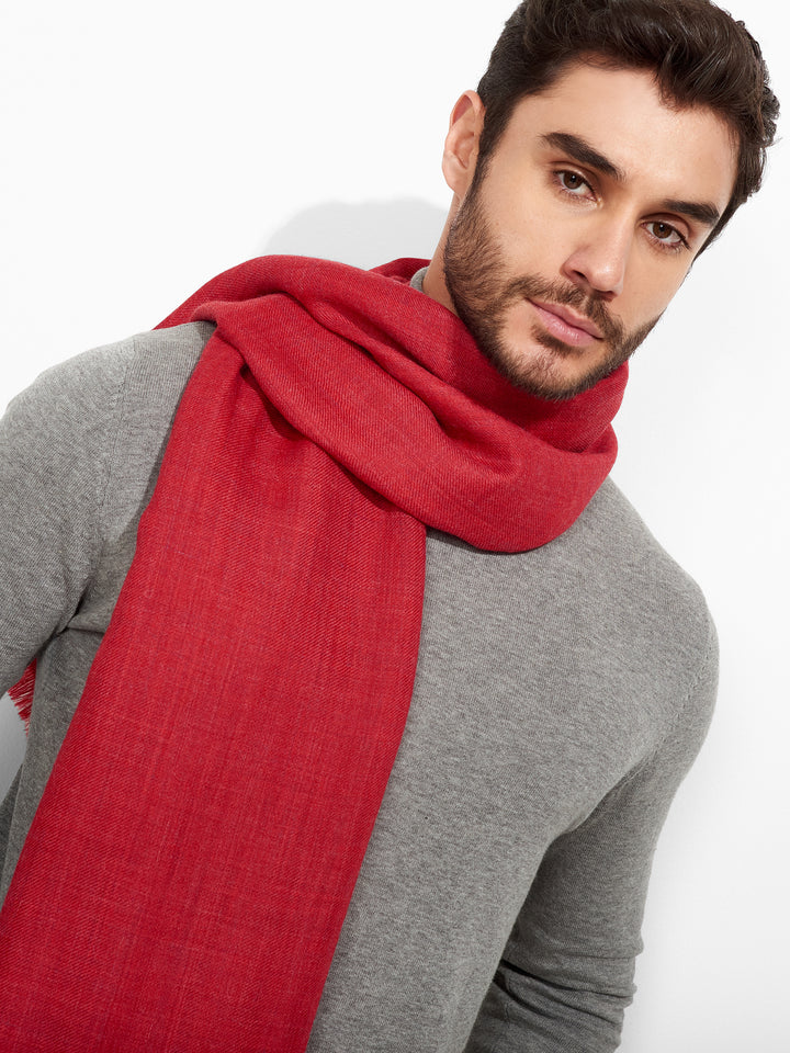 Estola Amareto De Baby Alpaca Color Rosado