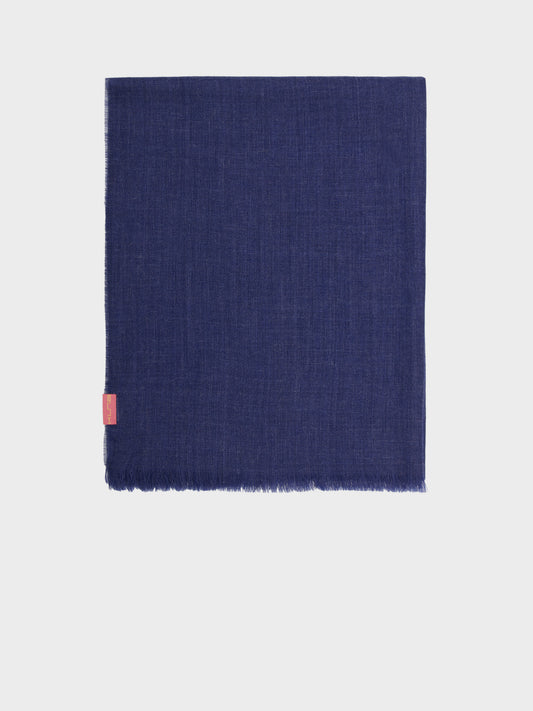 Estola Amareto De Baby Alpaca Color Azul