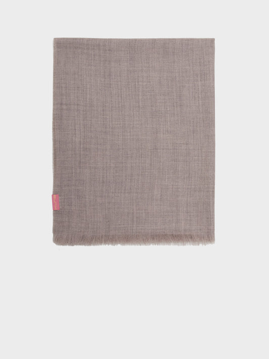 Estola Amareto De Baby Alpaca Color Gris